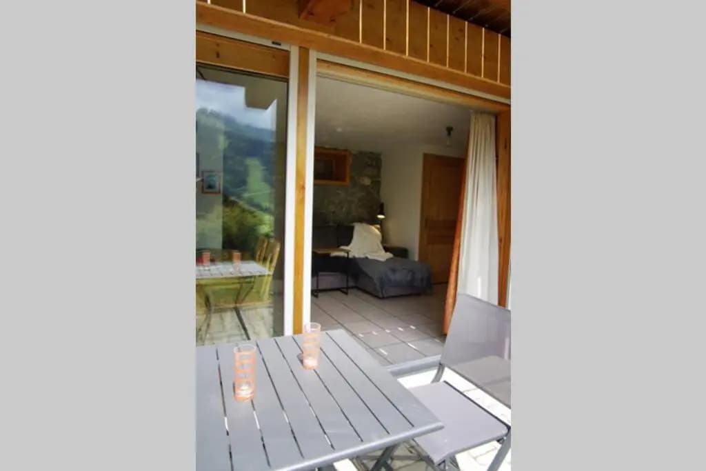 Appart Saint-Antoine Morzine vue soleil jardin calme parking 2 à 4 pers - Photo 5
