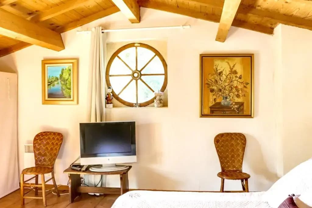 Maison d'une chambre avec piscine partagee terrasse amenagee et wifi a Pougnadoresse - Photo 2