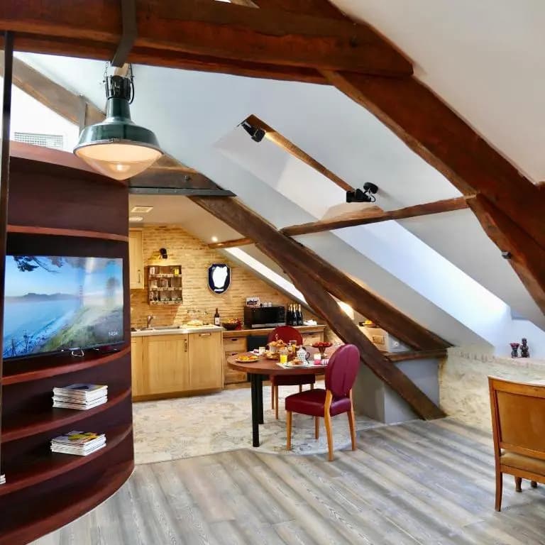 In Sarlat Luxury Rentals, Medieval Center - Loft Stella Matutina -2p-ascenseur-climatisation - Photo 5