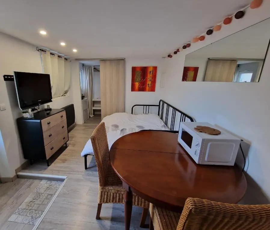 Studio quartier marais, terrasse rez de chaussée, jardin accessible, netflix - Photo 3