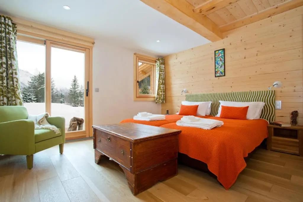 Chalet Isabelle Mountain lodge 5 star 5 bedroom en suite sauna jacuzzi - Miniature 6
