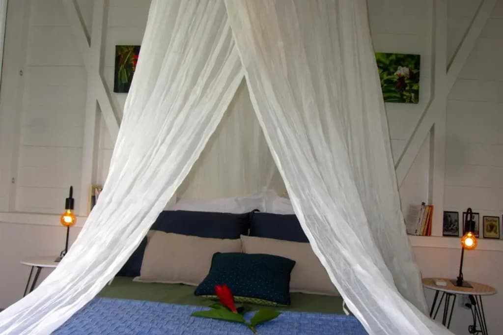 Or bleu-Bungalow volcan Soufriere-Vue sur mer - Photo 2