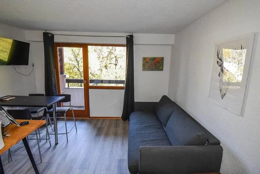 Les Cimes, Chaleureux studio 4 pers, 50m du télécabine, vue dégagée sur les pistes, DRAPS NON COMPRIS - Photo 5