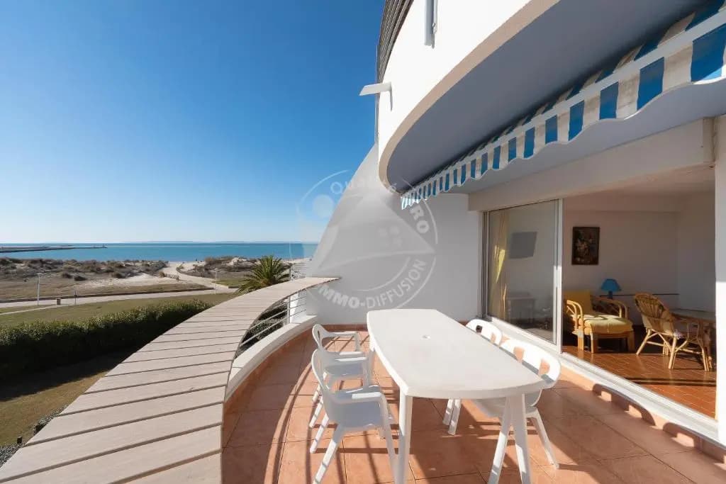 AS4269 - Studio cabine direct sur plage vue mer et parking privé et numéroté - Photo 3