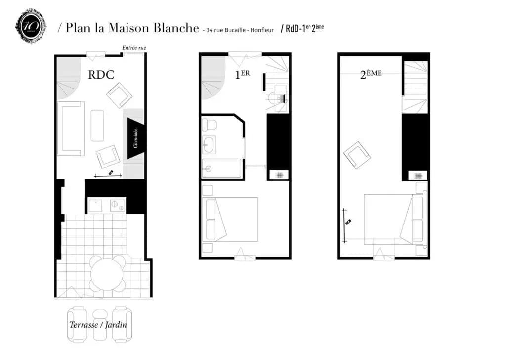 La Maison Blanche du 10Honfleur - Miniature 7