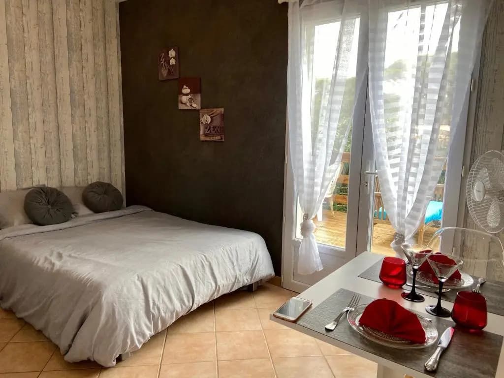 studio indépendant dans villa avec piscine jacuzzi - Photo 3
