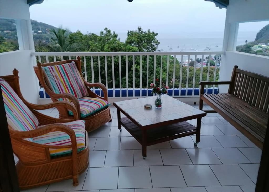 Appartement de 3 chambres avec vue sur la mer terrasse et wifi a Deshaies a 1 km de la plage - Photo 5