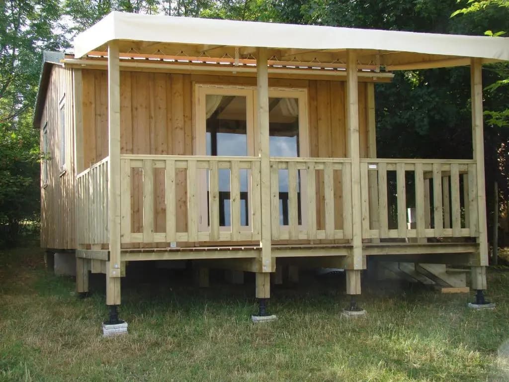CAMPING LES GRAVES - Cabane TITHOME - Photo 2