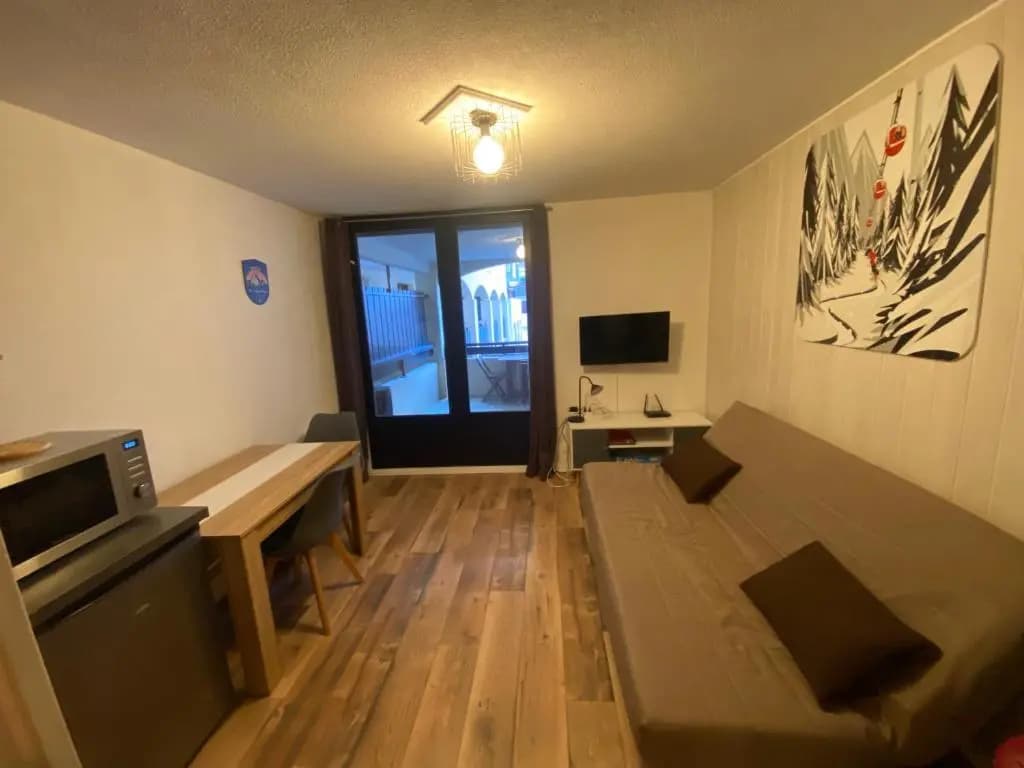 Poutran 2, studio 4 personnes au pied des pistes avec grande terrasse - Photo 1