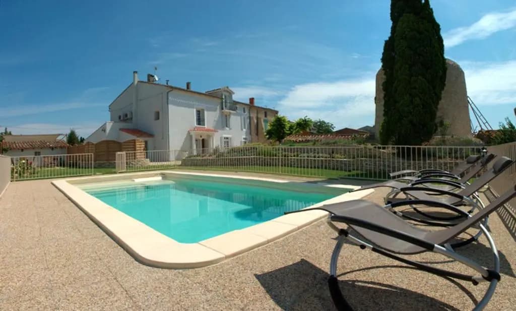 Villa With 3 Bedrooms in Ventenac-cabardès, With Wonderful Mountain View, Private Pool, Enclosed Garden - Miniature 8