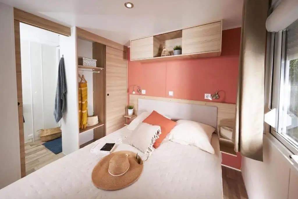 Mobile home 3 chambres 2 salles de bains dans camping 4 étoiles aux charmettes MH k168 - Photo 2