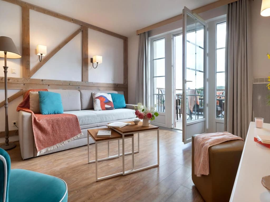 Apartment in Residence & Spa With Common Pool and Sauna, Houlgate - Miniature 6
