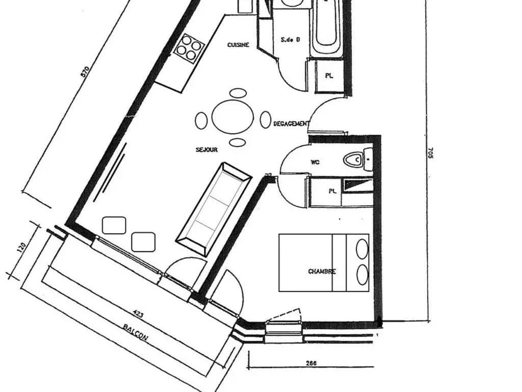 Appartement Valmorel, 2 pièces, 4 personnes - FR-1-291-842 - Photo 1