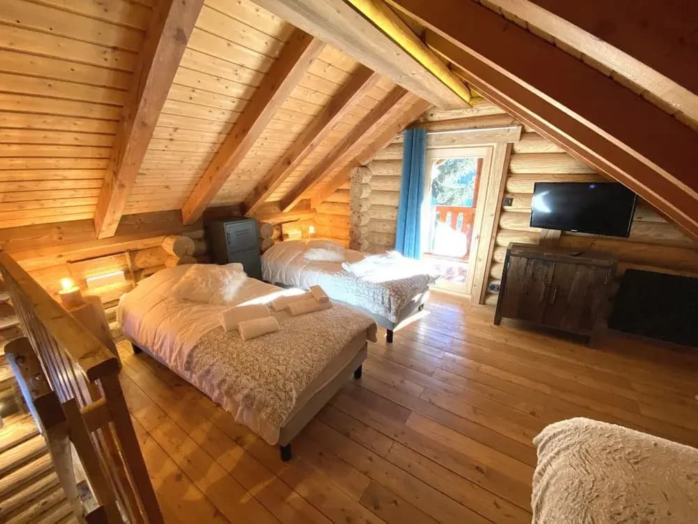 L'ours Blanc Chalet en Rondins - Photo 1