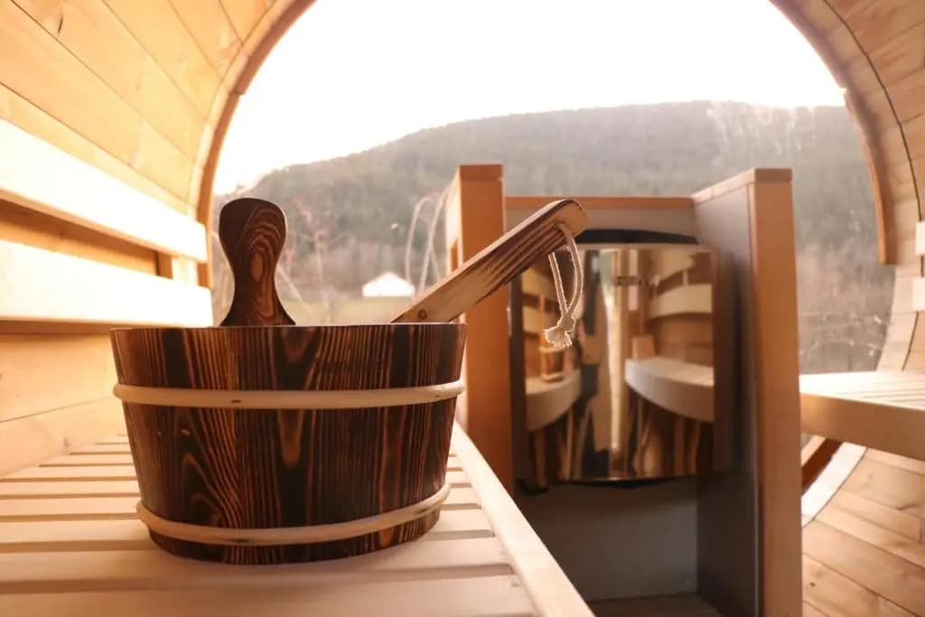 EXPERIENCE NORDIQUE Kota Grill,Sauna tonneau, Bain nordique - Miniature 8