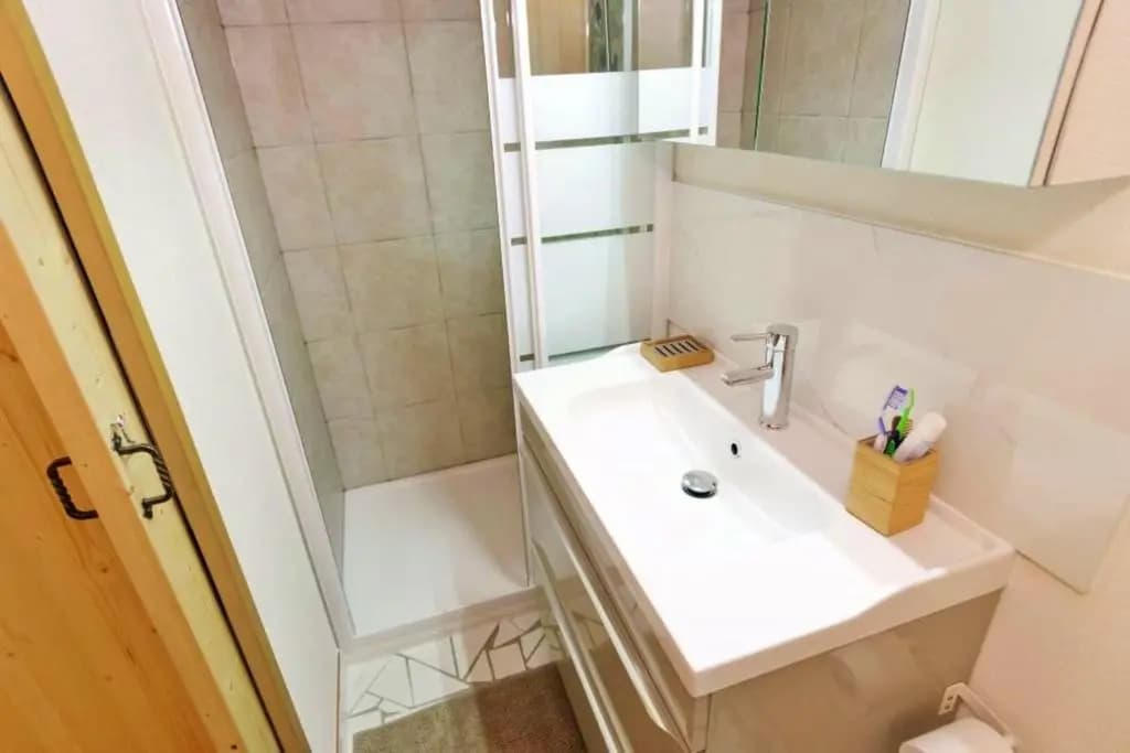 Maison de 3 chambres avec balcon amenage et wifi a Courchevel a 1 km des pistes - Miniature 8