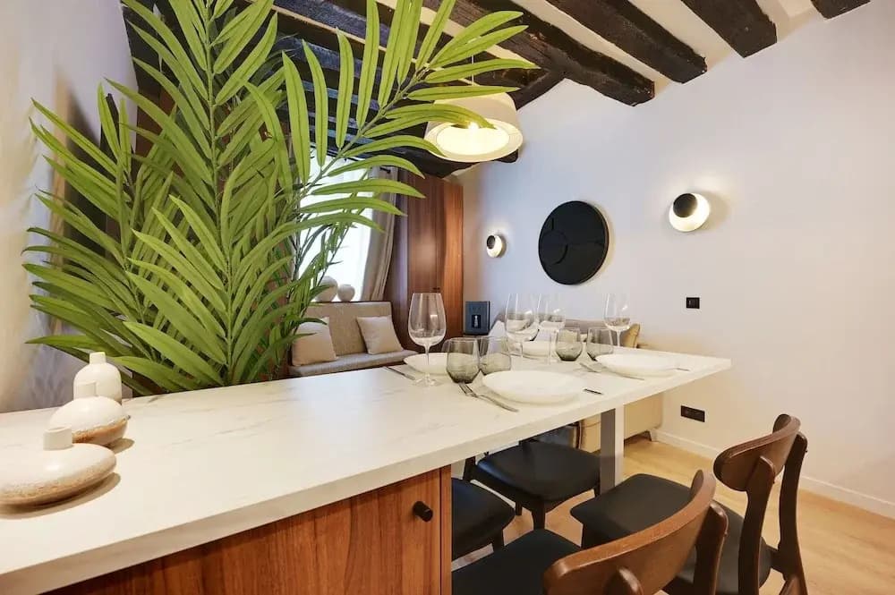 Chic Apartment - 1br/4p -ac- Marais/vosges - Miniature 8