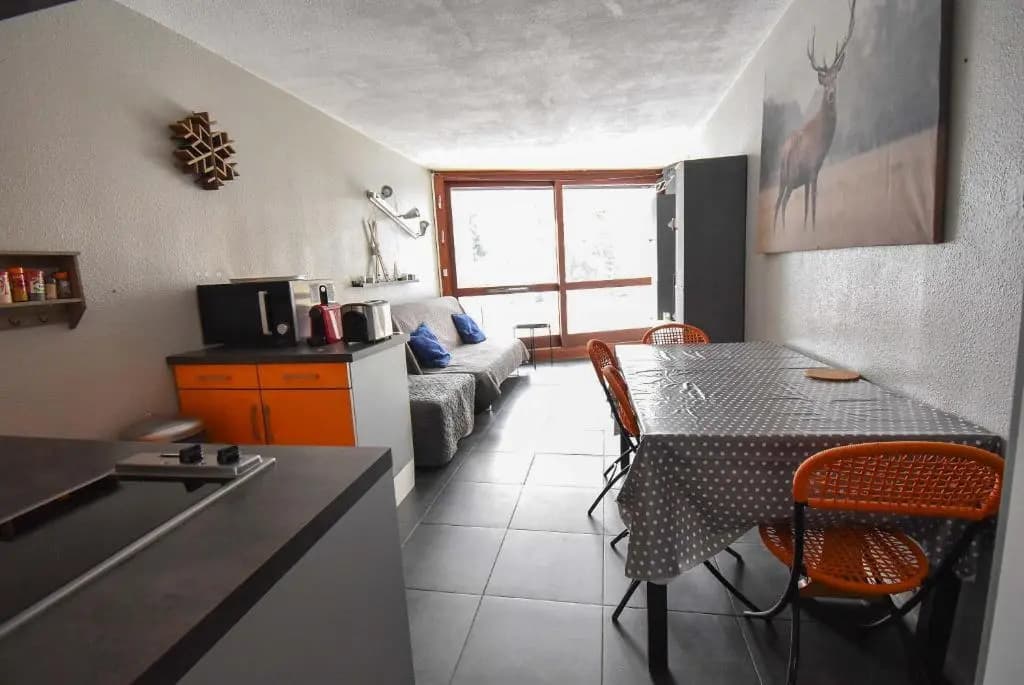 Les Balcons de Villard, Studio Chaleureux 4-6 PERS 50m des pistes, Balcon exposé Sud, DRAPS NON COMPRIS - Photo 2