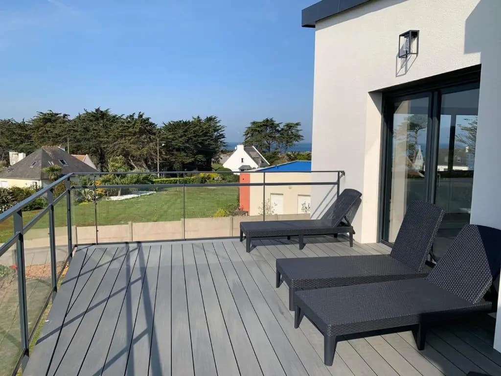 Maison neuve Vue Mer 4 étoiles avec SAUNA à 150m de la plage à PLEUMEUR-BODOU - Ref 242 - Miniature 7