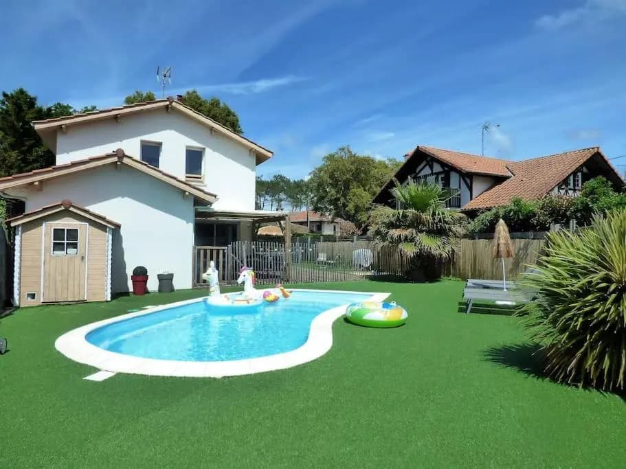 VILLA CASA KOKO 10 PERS piscine chauffée, pétanque, ping pong VIEUX-BOUCAU - Photo 2