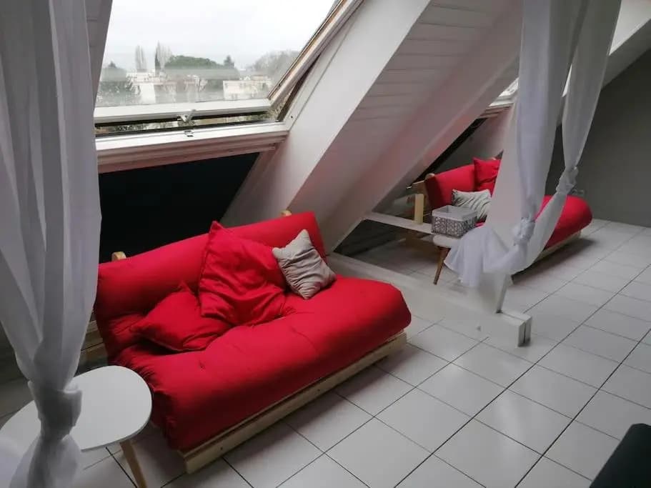Superbe Loft 90m² Proche Parc Expo Nantes (6p) - Photo 2