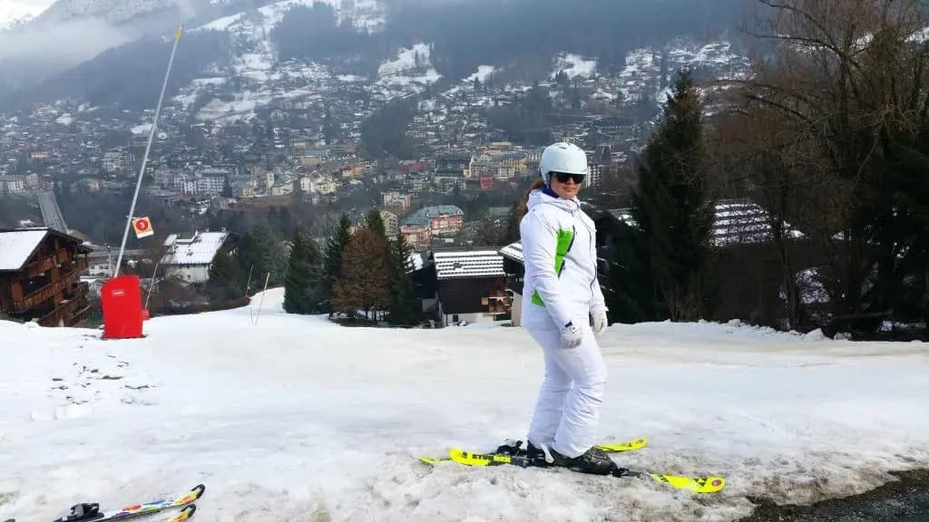 Appartement d'une chambre a Saint Gervais les Bains a 100 m des pistes avec vue sur la ville piscine partagee et balcon -...