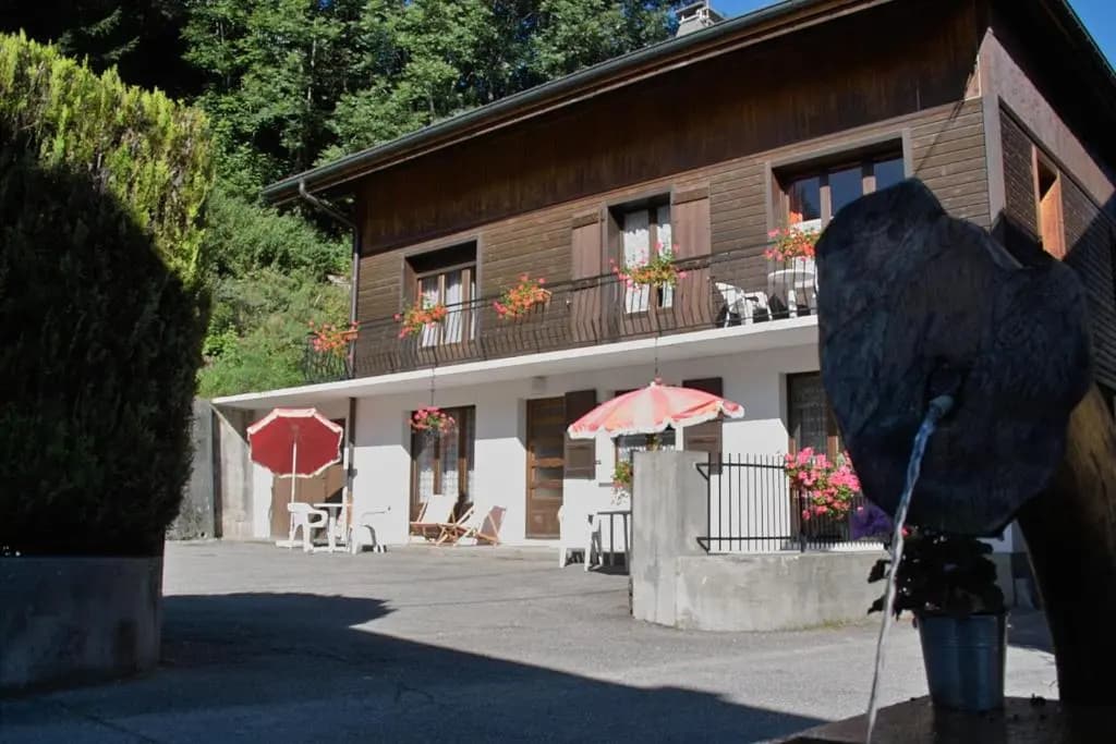 Appart Pointe de Nyon Morzine Centre 4 à 6 pers calme jardin vue parking - Miniature 8