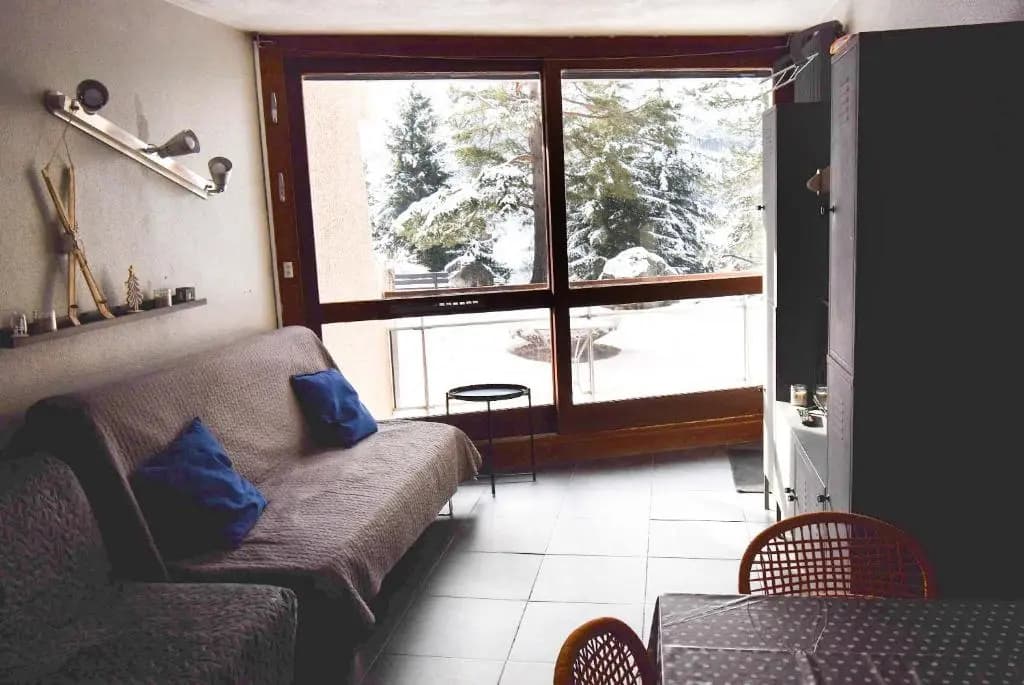 Les Balcons de Villard, Studio Chaleureux 4-6 PERS 50m des pistes, Balcon exposé Sud, DRAPS NON COMPRIS - Photo 4