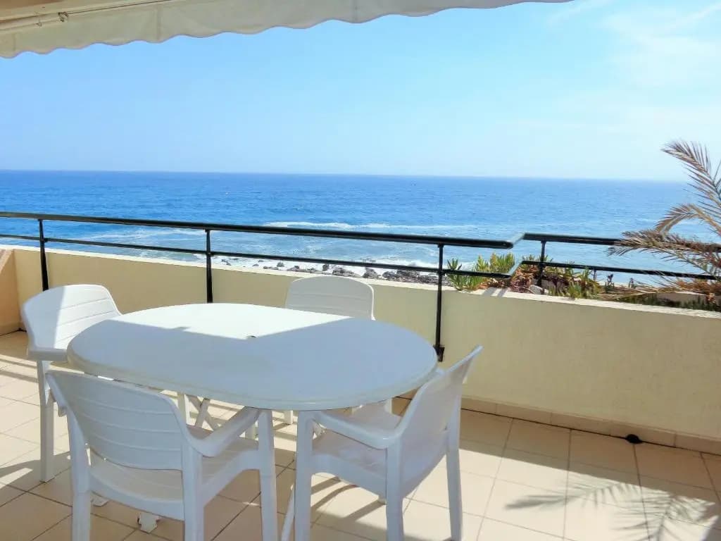 T2 Coin Chambre, Terrasse 1Ere Ligne Mer, Piscine - Photo 1