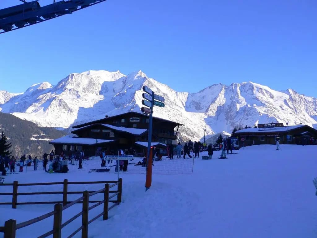 Appartement d'une chambre a Saint Gervais les Bains a 100 m des pistes avec vue sur la ville piscine partagee et balcon -...