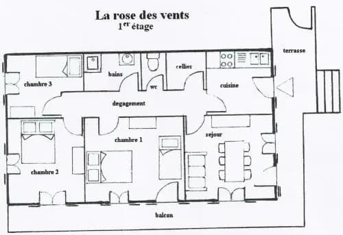 Appartement 7 Pers. Avec Terrasse 70056 - Miniature 6
