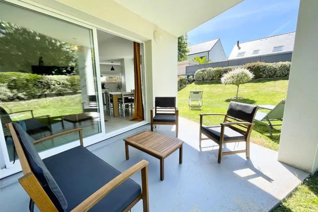 Charmant T3 Ultra Cosy Jardin 50m Des Plages - Miniature 6