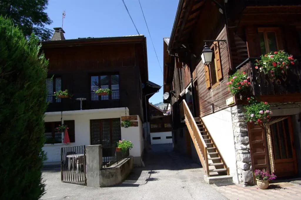 Appart Pointe de Nyon Morzine Centre 4 à 6 pers calme jardin vue parking - Photo 1