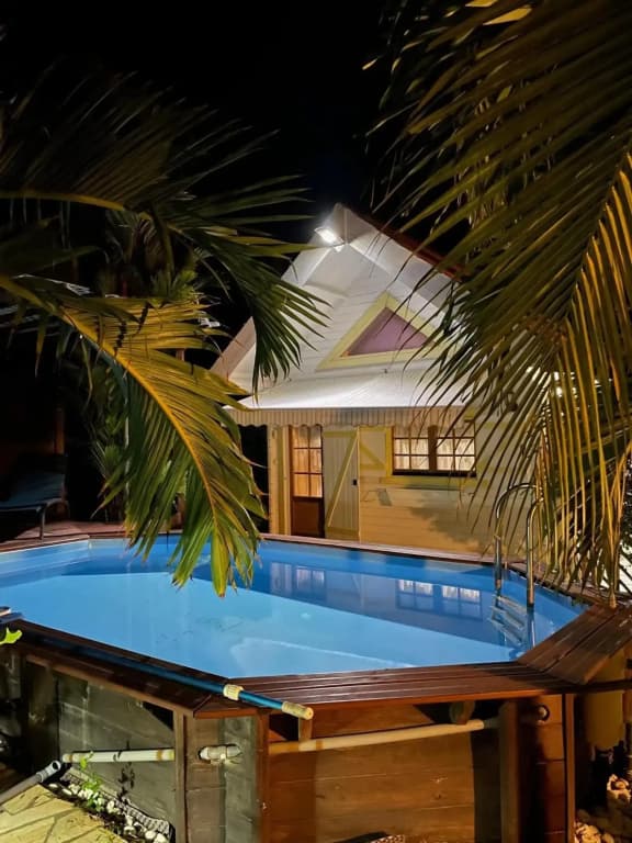 Chalet d'une chambre a Le Vauclin a 150 m de la plage avec piscine privee jardin clos et wifi - Miniature 8