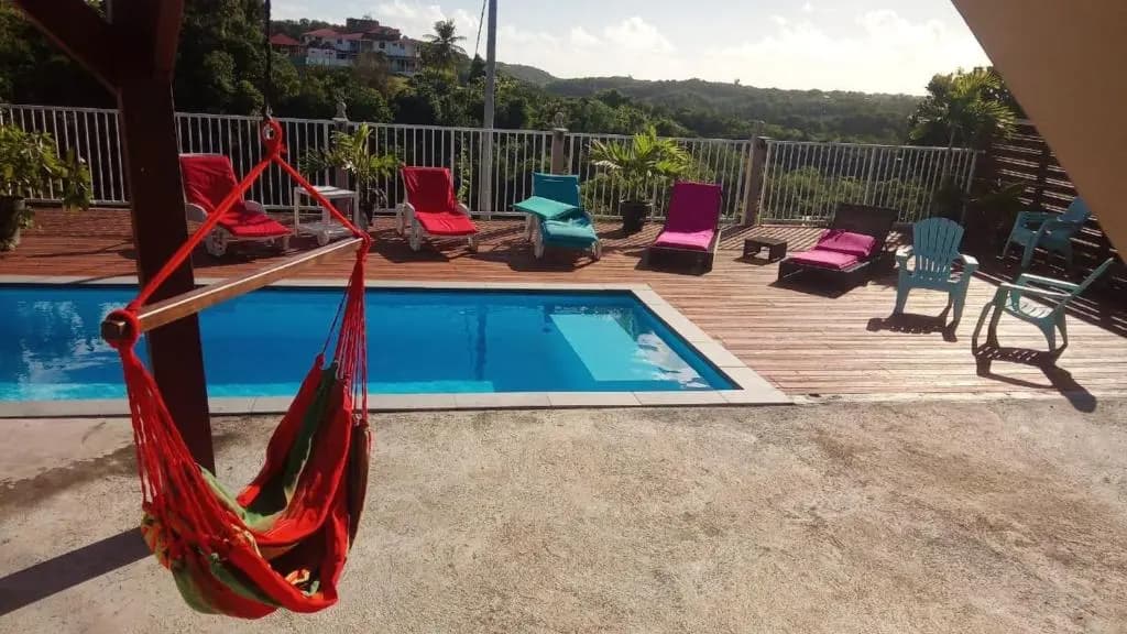 Villa de 3 chambres avec vue sur la mer piscine privee et terrasse amenagee a Le Gosier a 4 km de la plage - Photo 2
