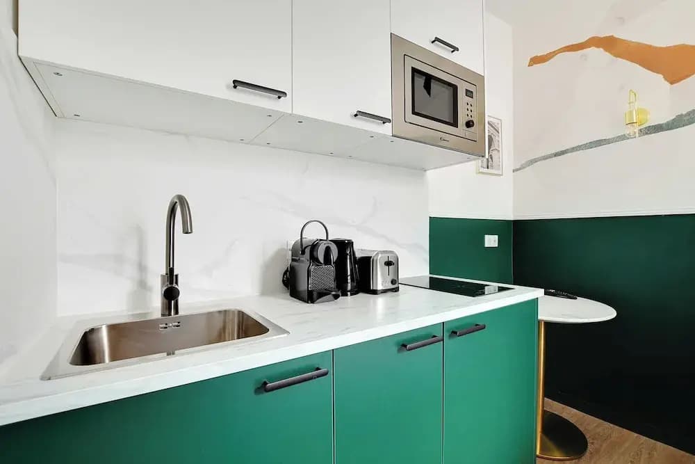 Beautiful Studio for 2P With A/C - Near Montmartre - Miniature 7