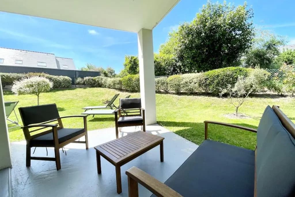 Charmant T3 Ultra Cosy Jardin 50m Des Plages - Miniature 7
