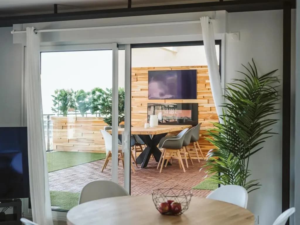 Monaco view, pool, garage, 100 m2 terrace - Miniature 7
