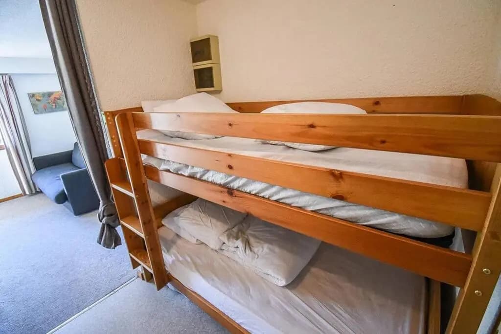 Les Cimes, Chaleureux studio 4 pers, 50m du télécabine, vue dégagée sur les pistes, DRAPS NON COMPRIS - Photo 4