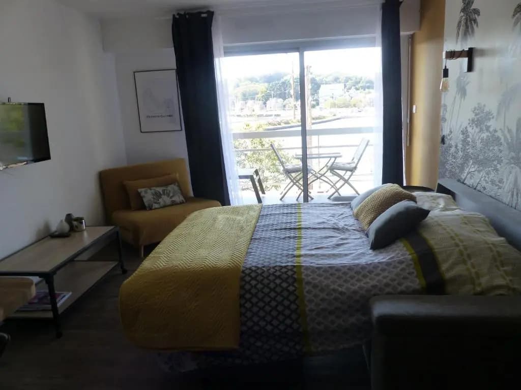 studio exposé plein sud vu sur le port de plaisance - Photo 4