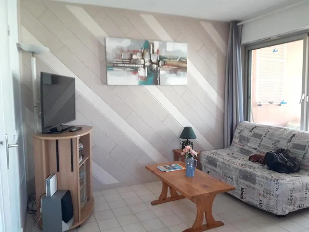 Appartement d'une chambre avec piscine partagee balcon amenage et wifi a Cagnes sur Mer a 2 km de la plage - Photo 2