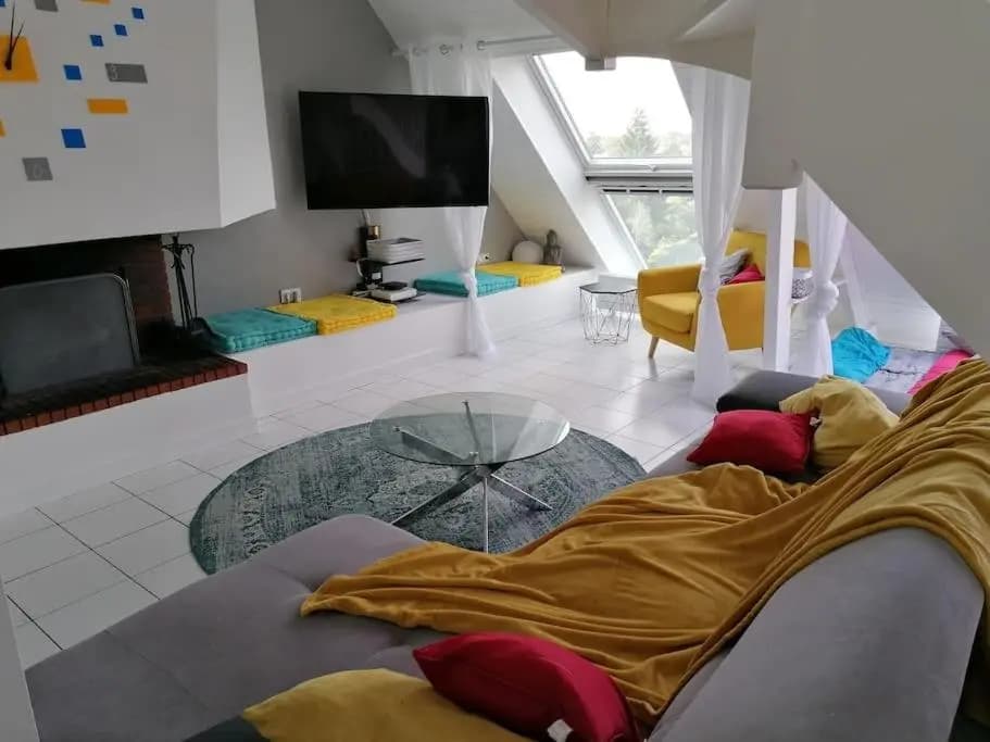 Superbe Loft 90m² Proche Parc Expo Nantes (6p) - Photo 3