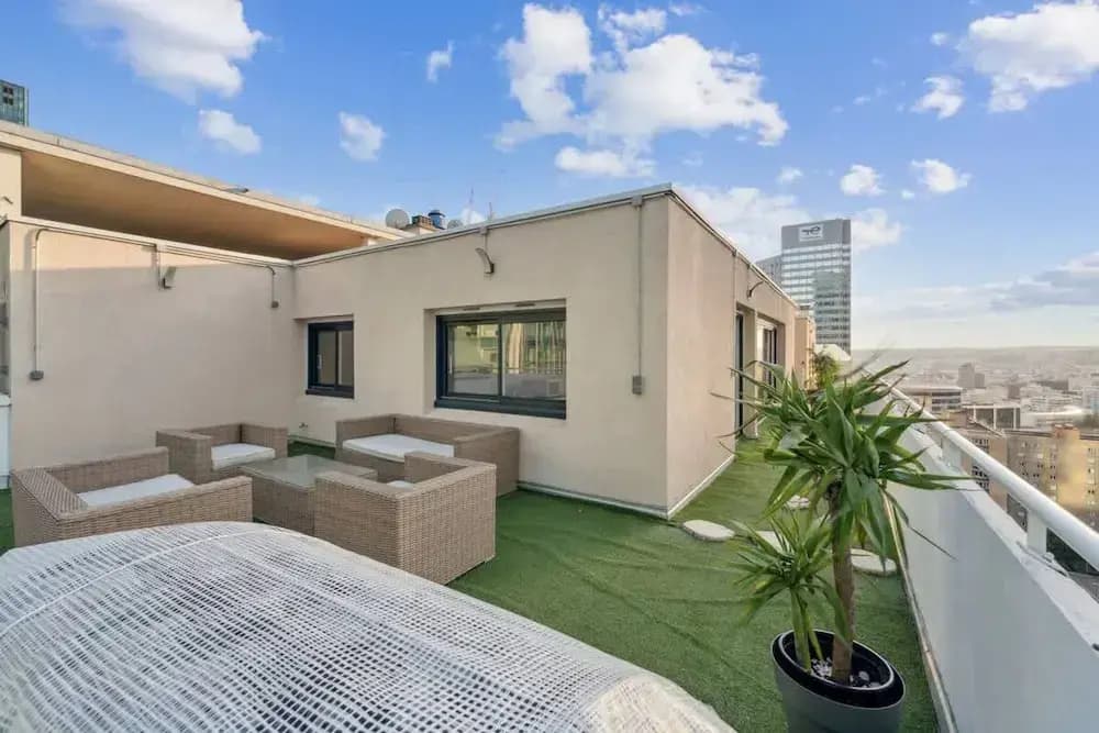 Exceptional Terrace apt - La D Fense - Bail Mob - Miniature 6