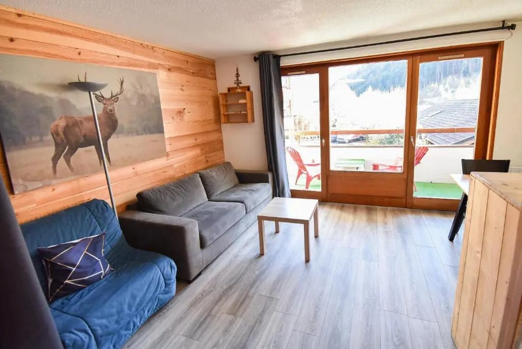 L'Enchalpe, Grand et lumineux studio avec coin montagne 4-6 pers, 60m des pistes, PISCINE COUVERTE, grand balcon expo EST,...