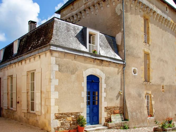Castle in Chaleix With Pool and Views