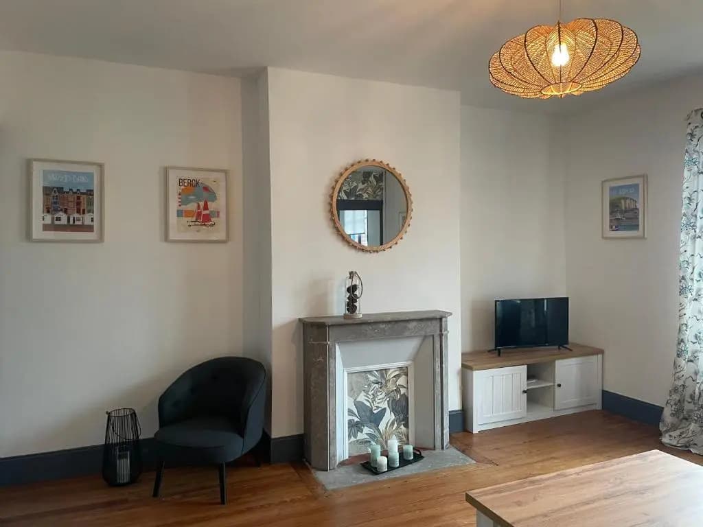 Appartement avec balcon vue mer, tout équipé - Photo 1